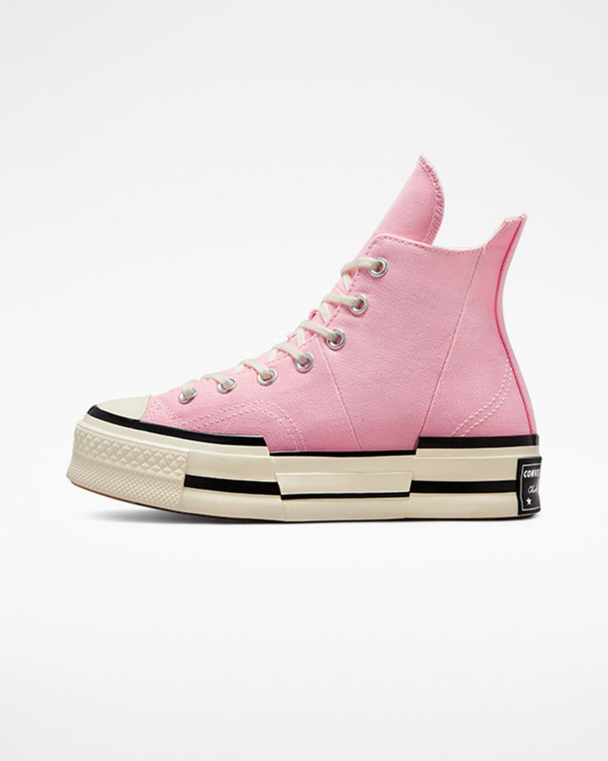 Men's Converse Chuck 70 Plus High Top Shoes Orange Pink | AU 59EC6V